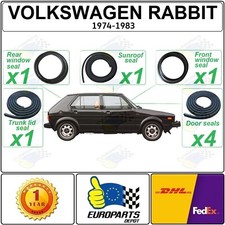 Volkswagen Golf Mk1 Rabbit Mk1 1974-83 Weatherstrip Restoration 8 Piece Seal Set