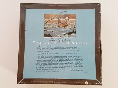 John Burton's Washington's Crossing 1753 Puzzle 750 Piece Unopened Ceaco - Picture 2 of 7