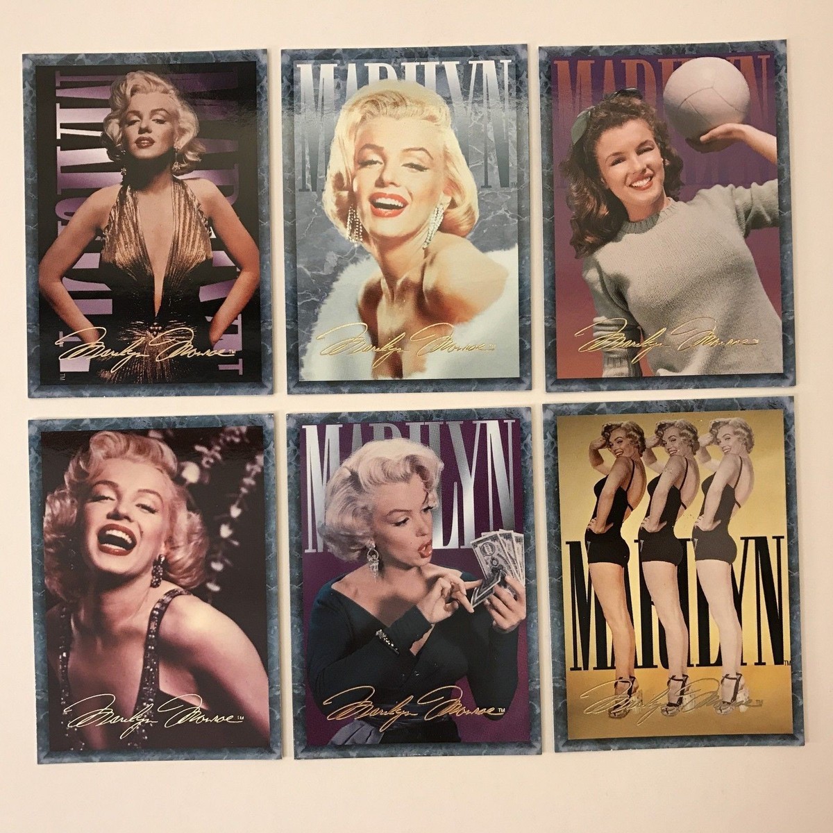 レリックカード マリリンモンロー 43/50 MARILYN MONROE SERIES 1 (SPORTS TIME/1993) Complete Trading Card