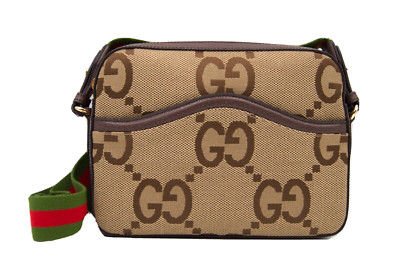 GUCCI Jumbo Interlocking G Messenger Bag
