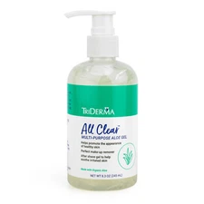 TriDerma All Clear Multipurpose Aloe Gel for Face and Body 8.3 Ounces
