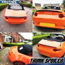 16-26 Fits Mazda Miata MX5 ND 2D Roadster P Rear Trunk Spoiler Paint Black #A3F