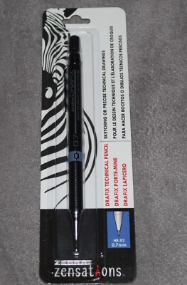 Zebra Zensations Drafix Precision Technical or Sketching Mechanical Pencil 0.7mm