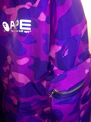 スノーボード BAPE color camo coach jacket purple camo COLOR CAMO SHARK 4WAY DOWN JACKET | bape.com