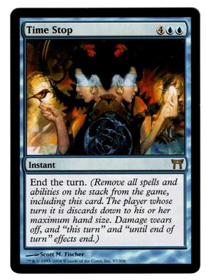 1x Time Stop Nm Magic The Gathering Kamigawa Mtg Rare Collectables Magic The Gathering 1x Time Stop Nm Magic The Gathering Kamigawa Mtg Rare Collectables Magic The Gathering