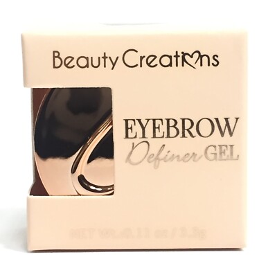 Beauty Creations Eyebrow Definer Gel- Dark Brown BG05, 0.11 oz