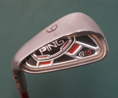Linkshänder Ping G15 Black Dot 6 Eisen Regular Graphitschaft Tour Match Grip
