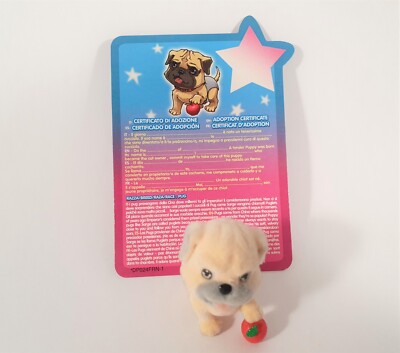 Figur MOPS - Welpe und Kätzchen in meiner Tasche