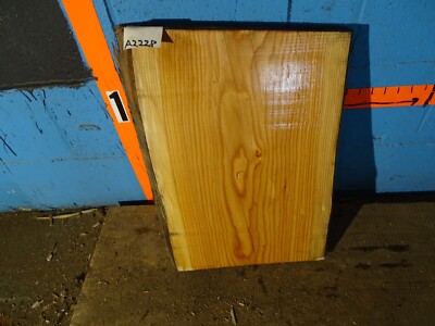A2228    1 15/16'' THICK  tamarack larch Live Edge Slab shelf table KILN DRIED