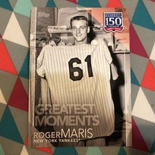 #4 Roger Maris Yankees 5x7 61 HR s 04/49 made 2019 Topps 150 Years of Greatest