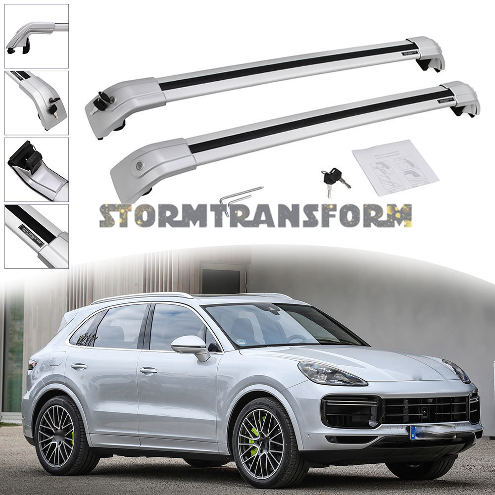 US Stock Cross Bar for Porsche Cayenne 20112017 Baggage Lockable