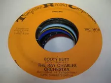 Jazz Funk 45 THE RAY CHARLES ORCHESTRA Booty Butt / Sidewinder on Tangerine