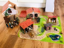 elc wooden classic farm playset