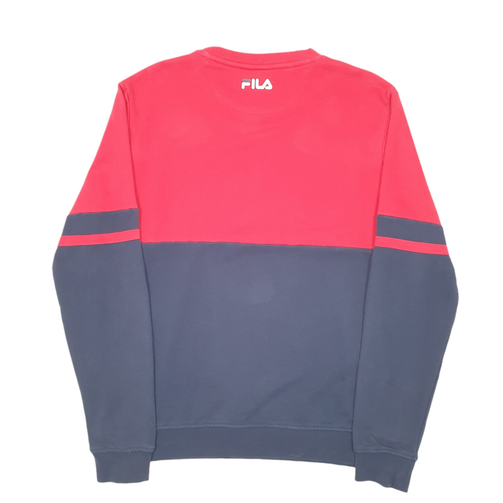 FILA Crewneck Cotton Blend Jumper Sweatshirt Mens M image 3