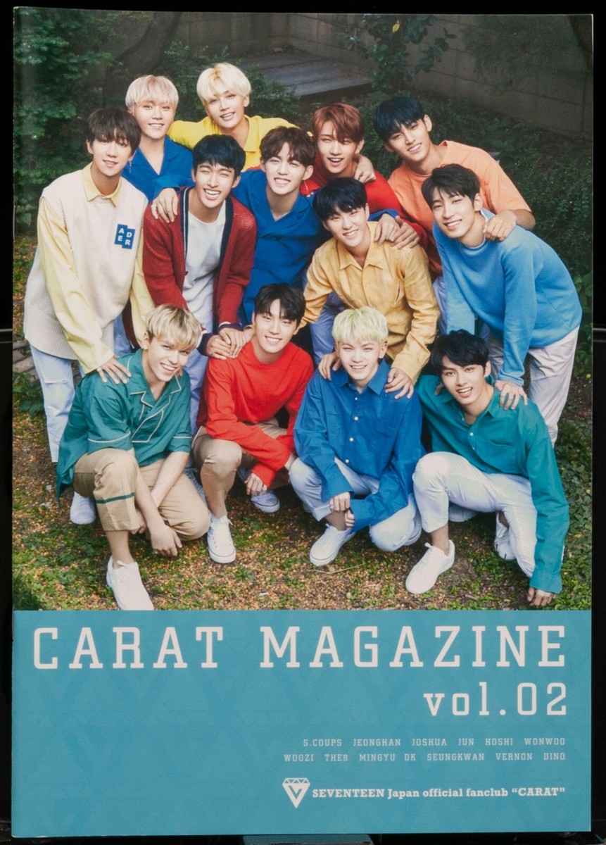SEVENTEEN CARAT MAGAZINE Vol.02 Official Fan Club Japan | eBay