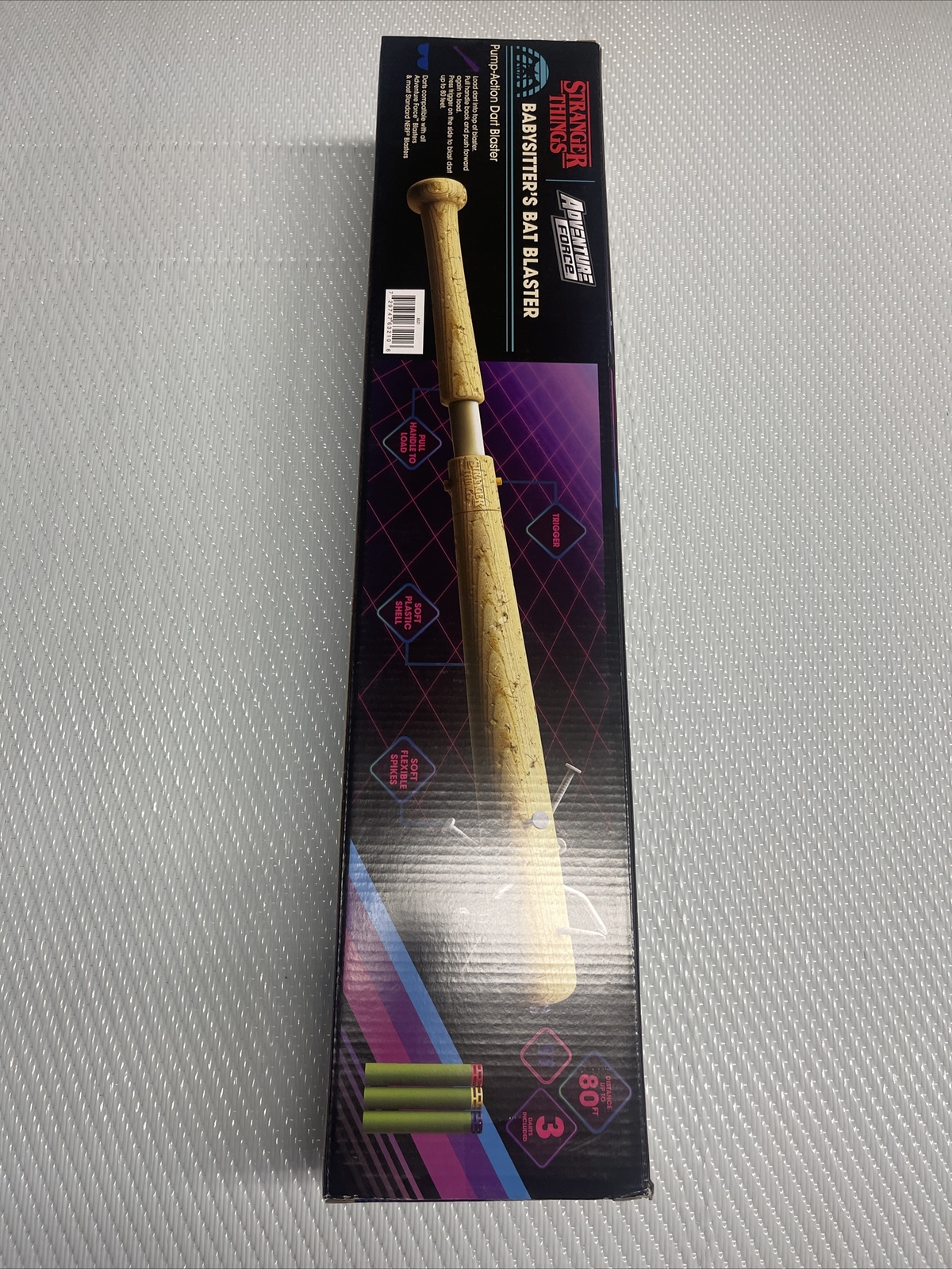 Adventure Force Stranger Things Steve's Babysitter Dart Blaster Bat up to 80 ft