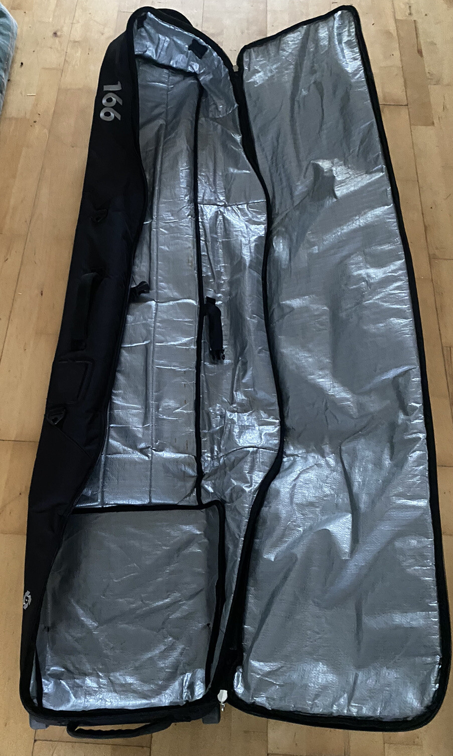 Burton Wheelie Snowboard Bag 166 Black. Wheels. Wheeled. Great Condition eBay