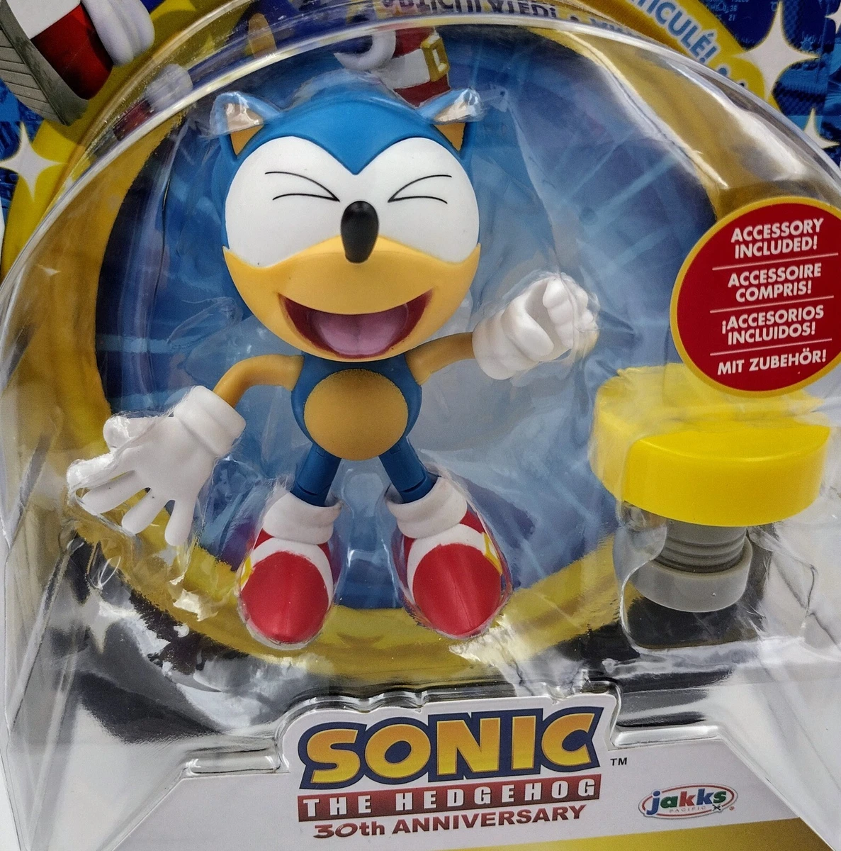 Sonic The Hedgehog 4-Inch Action Figure Classic Sonic with Yellow Spri –  GOODIES FOR KIDDIES