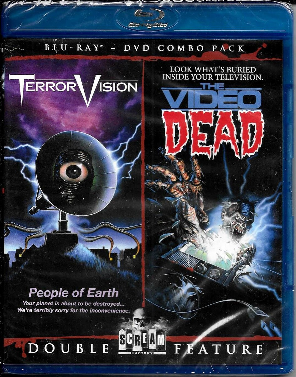 TERRORVISION / THE VIDEO DEAD Blu-Ray + DVD NEW Scream Factory