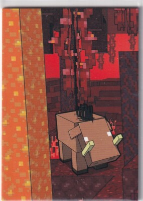 Panini Minecraft Time to Mine Trading Cards Karte Nr. 139 Biome Card Nether 1