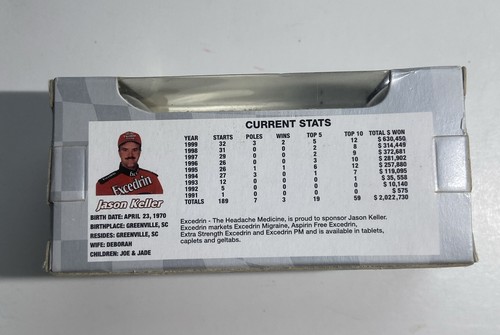 Jason Keller #57 Exedrin NASCAR Druckgussauto 1:64 - Bild 4 von 6