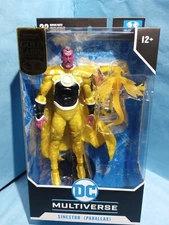 DC MCFARLANE SINESTRO PARALLAX GREEN LANTERN GOLD LABEL (New & Unopened)
