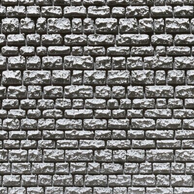 (116,11 /m²) Dekorplatte Profi, Läufermauerwerk Faller 170863, 370x125x6mm(2x)