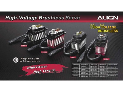 新品未使用！ALIGN DS820M x 3 DS825M x 1 HVブラシレスサーボセット