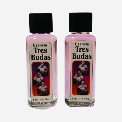 2PACK- 3 BUDAS Esencia Esoterica Buena Suerte Exito Prosperidad Dinero buddha