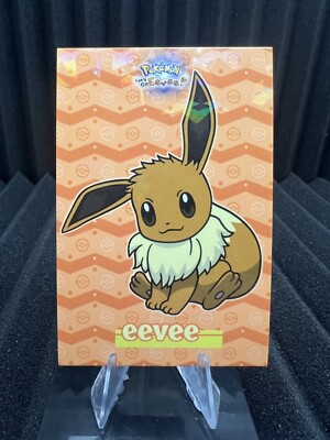 Eevee - Cracked Ice Holo - Let's Go Eevee Database - Pokemon NM