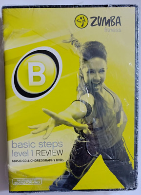 2011 Zumba B Fitness: Basic Steps Level 1 Review 4 Disc DVD and CD - BRAND NEW