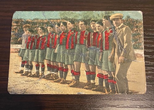 1922 Barcelona Chocolates Eduardo Pi Card Paulino Alcantara Samitier Zamora MK - Picture 8 of 9