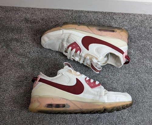 NikeAir Max Terrascape 90 TrainersSummit White Pomegranate Pink Womens UK 7.5 - Picture 4 of 10