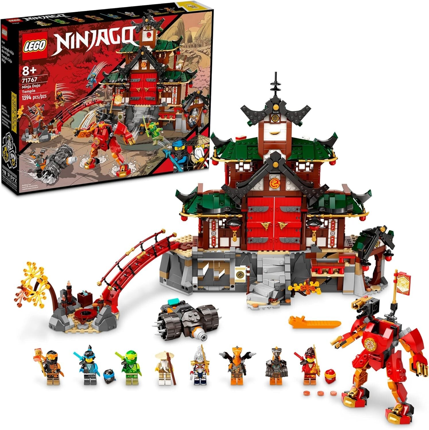 LEGO 71767 - Ninjago Ninja Dojo Temple Masters of Spinjitzu Set - New and Sealed
