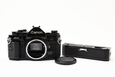 Film Cameras Power Winder Canon A1 Canon A-1 35mm SLR Film Camera