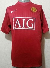 Original MANCHESTER UNITED 2007/2009 RONALDO FOOTBALL SOCCER SHIRT JERSEY NIKE L