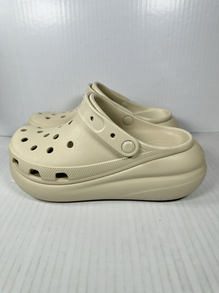 BRAND NEW Crocs Classic Crush Clog Bone 207521-2Y2 Mens Size BRAND NEW Crocs Classic Crush Clog Bone 207521-2Y2 Mens Size