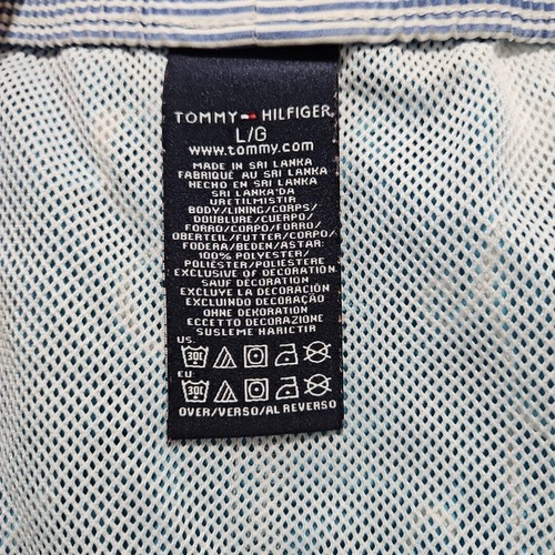 Tommy Hilfiger Mens Swim Trunks Lined Blue Floral Hawaiian Print Size L Large - Picture 10 of 11
