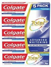 Colgate Total 5 Pack SF Advanced Whitening Toothpaste 6.4 oz