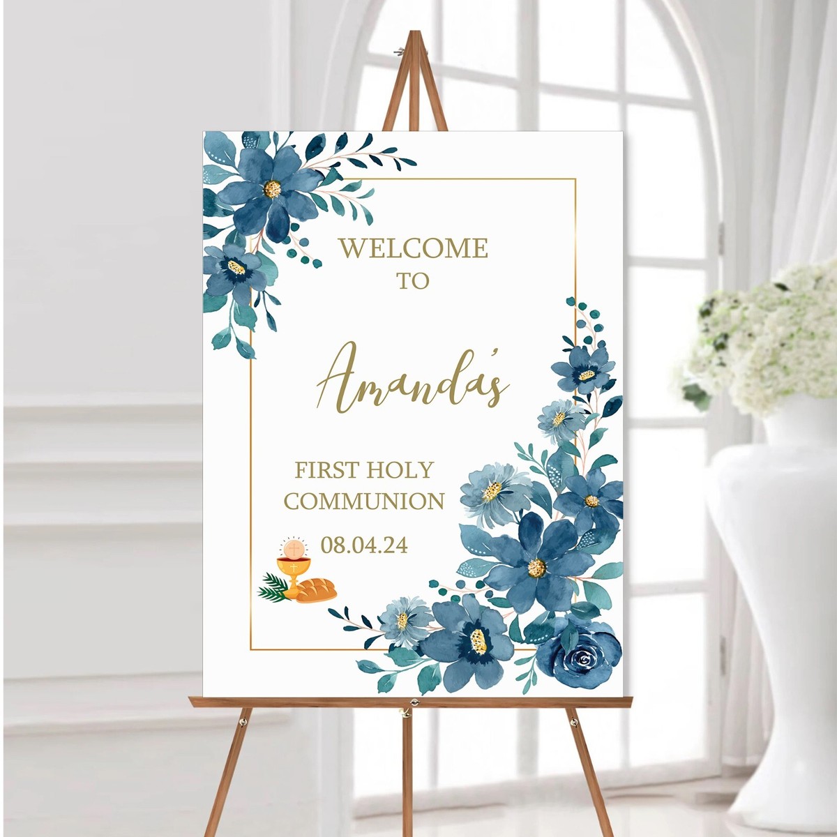 First Communion Welcome Sign First Communion Welcome Sign