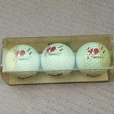 Happy Birthday Golf Balls 3 Pack 40 Is Fantastic Over The Hill Made In USA