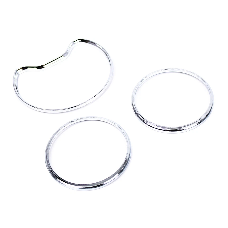 3x Velocímetro Medidor Tablero Cuadrante Anillos Bisel Para Mercedes Benz W210 W202 C208 Euro Foto 4 de 4