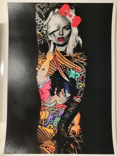 Sérigraphie Pop Art Par DEATH NYC – 32x45 Cm – Signée Et Numérotée (personnage)