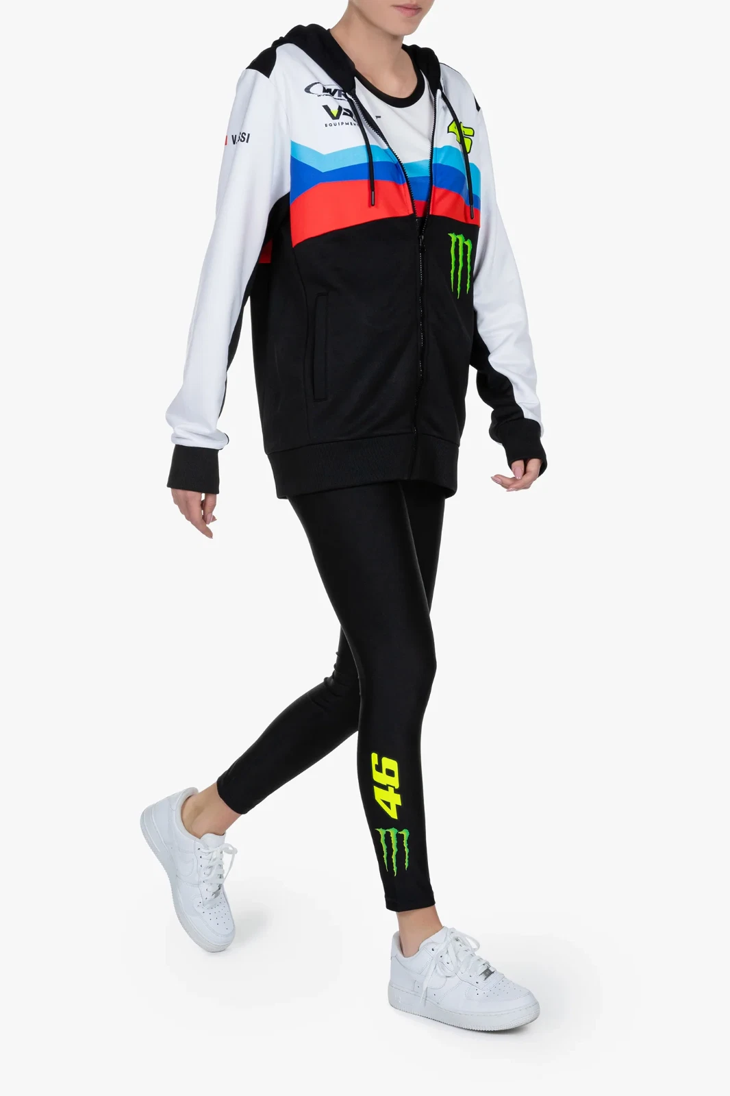 Felpa con cappuccio VR46 ufficiale Valentino Rossi WRT Monster VAMFL 496503