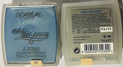 L'Oréal Paris IDEAL BALANCE T-ZONE ANTI-BRILLIANCE SHINE CONTROL POWDER 01 IVORY