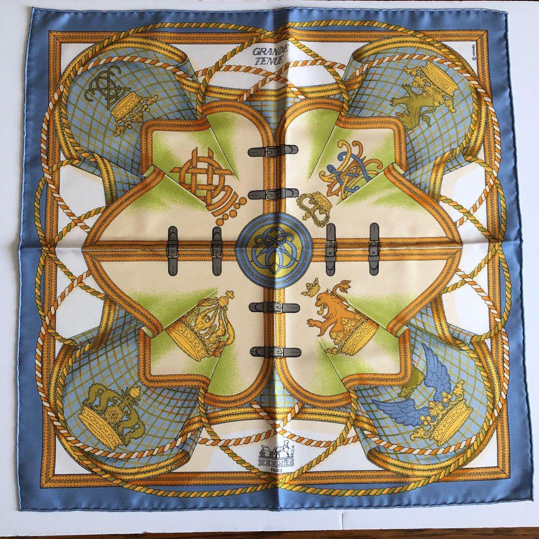 hi HERMES エルメス 45 スカーフ GRANDE TENUE HERMES Carre 45 GRANDE TENUE Scarf Women from JP | eBay