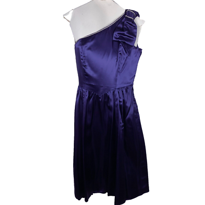 90s navy blue prom dress Modest Women's Dress
