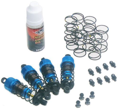 Yeah Racing DSG-0060BU Shock-Gear 60mm Damper Shock (4) Blue 1/10 Off Road Car