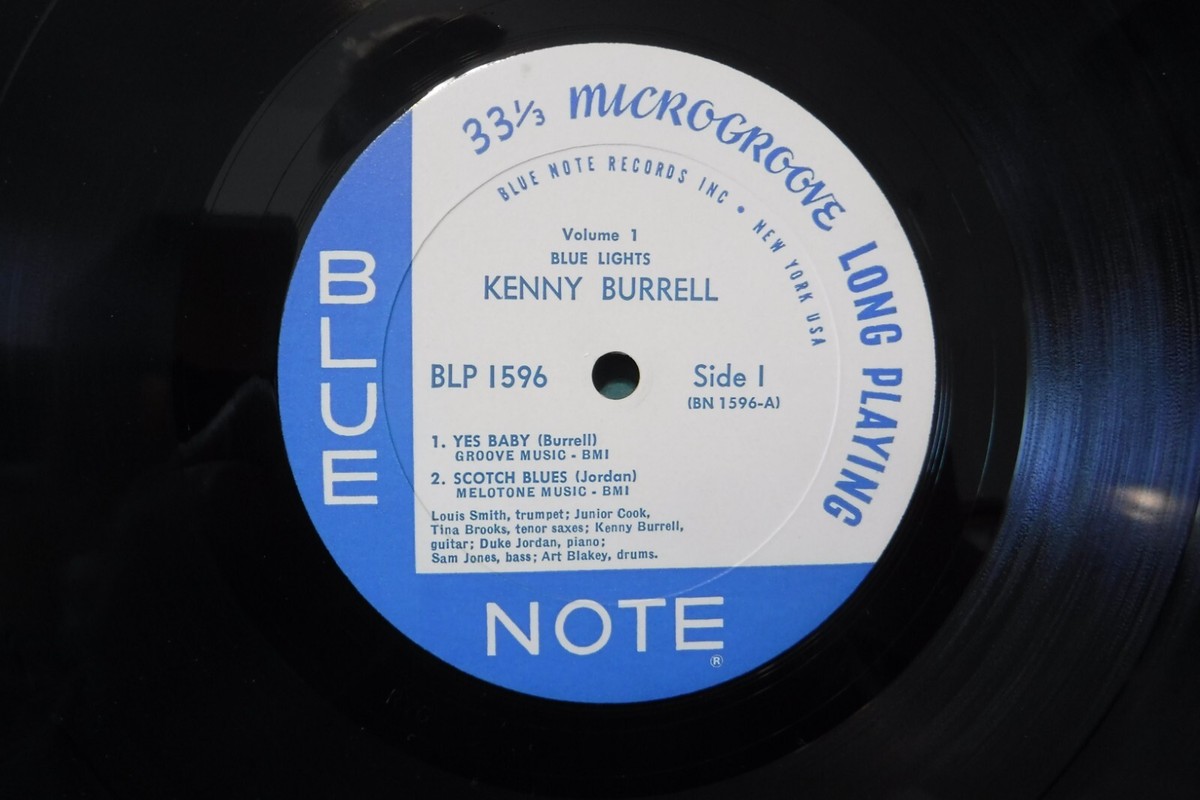Kenny Burrell, Blue Lights Volume 1, 1966 Blue Note BLP 1596 Mono
