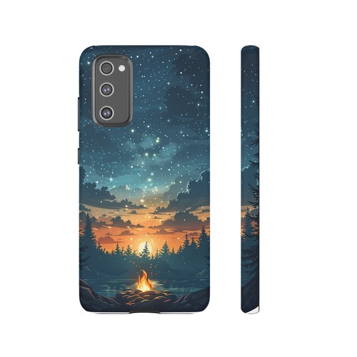 Camp Bonfire Sunset Night - Phone Ink Cover Case for iPhone, Galaxy, Pixel - 第 280/281 張圖片